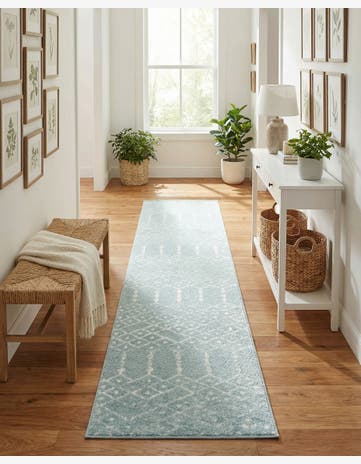 2' x 9' 10 Paxon Trellis Runner Rug