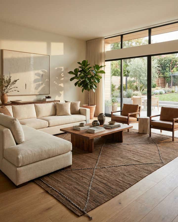 9' 5 x 13' 1 Hand Woven Kilim Modern Wool Rug