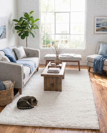  7' 10 x 10' Zermatt Shag Rug