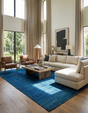 8' 8 x 11' 10 Hand Knotted Darya Wool Rug