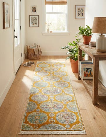 Orange Paragon Runner Rug
