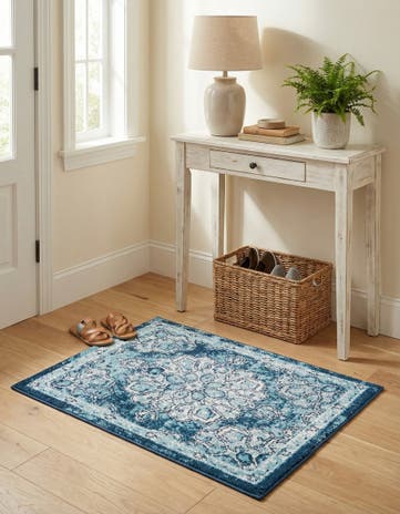 Navy Blue Parker Rug