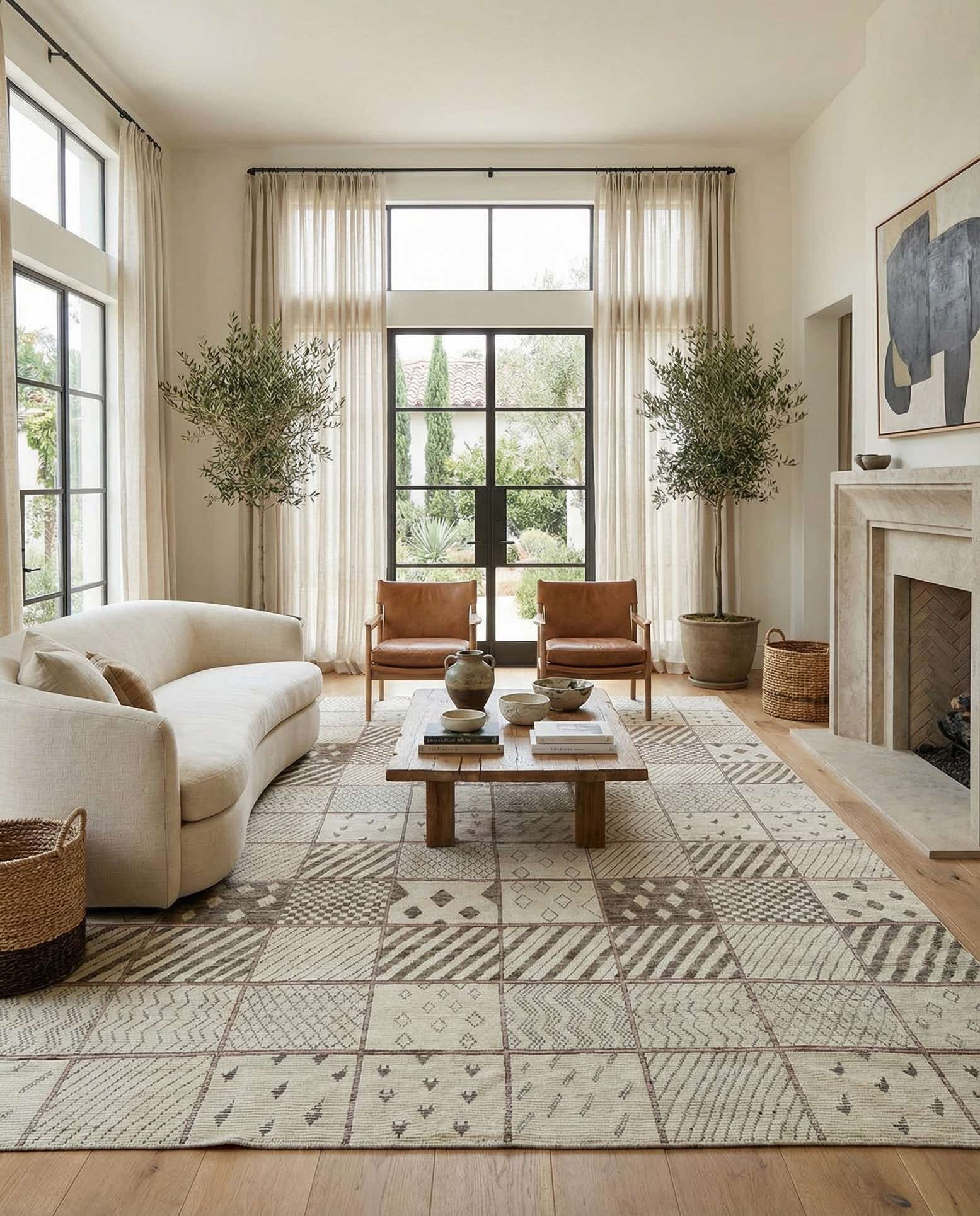 15' 5 x 24' Hand Knotted Moroccan Wool Rug