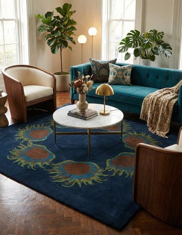 7' 6 x 7' 7 Luna Square Rug