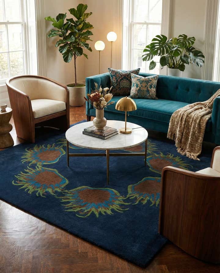 7' 6 x 7' 7 Luna Square Rug