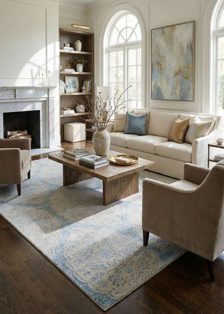 8' 7 x 11' 8 Hand Knotted Darya Rug