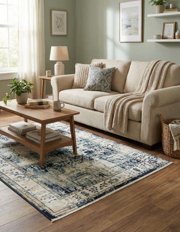 4' x 6' Nain Design Rug