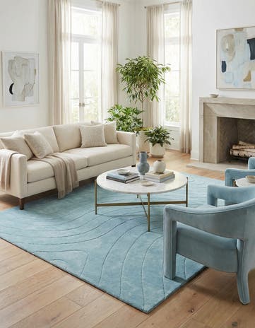 5' 1 x 6' 7 Hand Knotted Darya Wool Rug