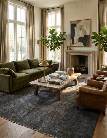 9' 9 x 12' 5 Hand Knotted Ultra Vintage Persian Wool Rug