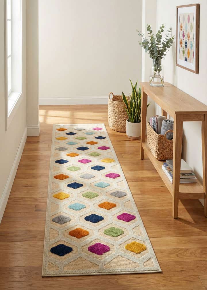 2' x 10' Easy-Clean Aruba Indoor / Outdoor Runner Rug