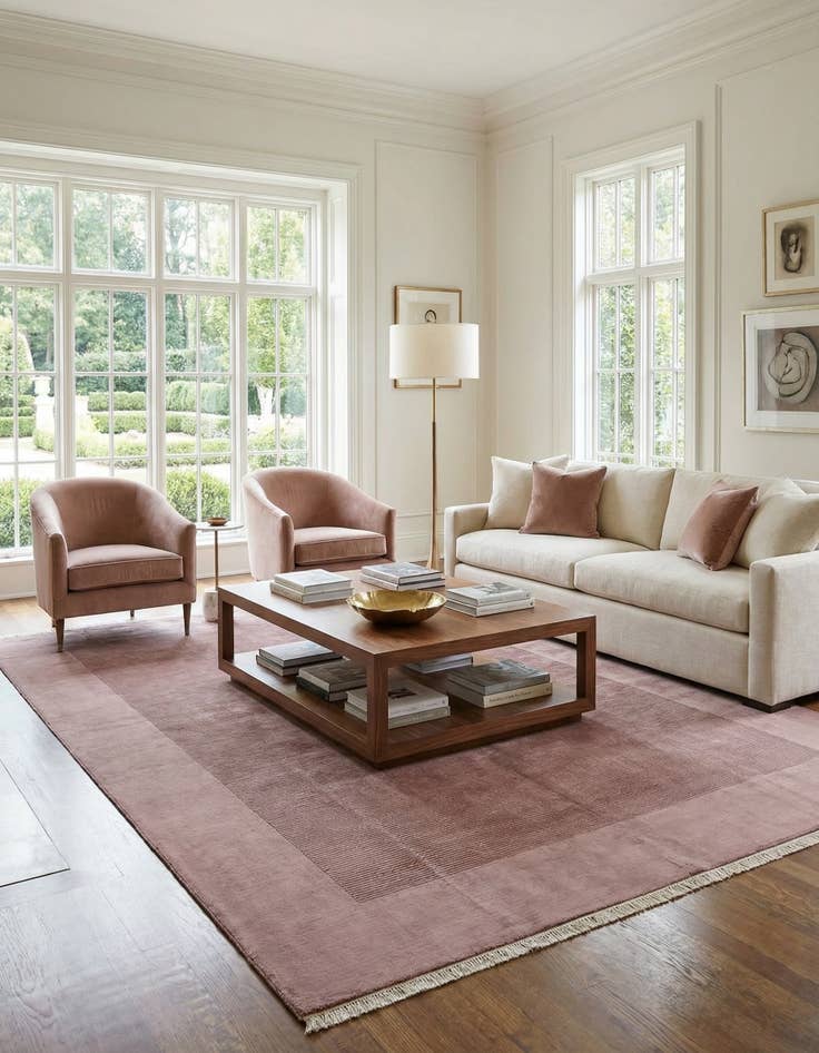 Detail image of 8' 3 x 11' 5  Hand Knotted Darya Wool Rug