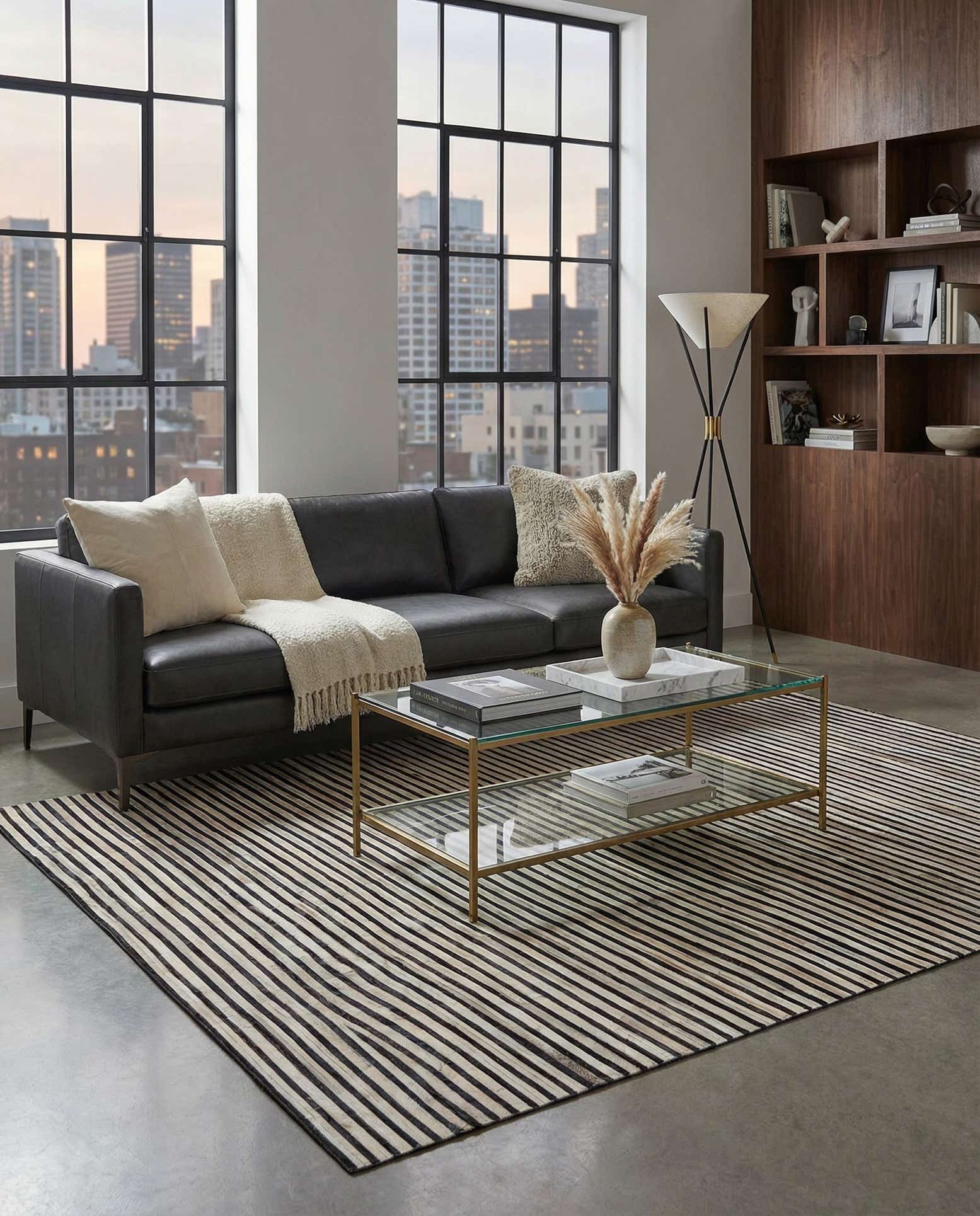 5' 2 x 8' Cowhide - Patchwork Rug