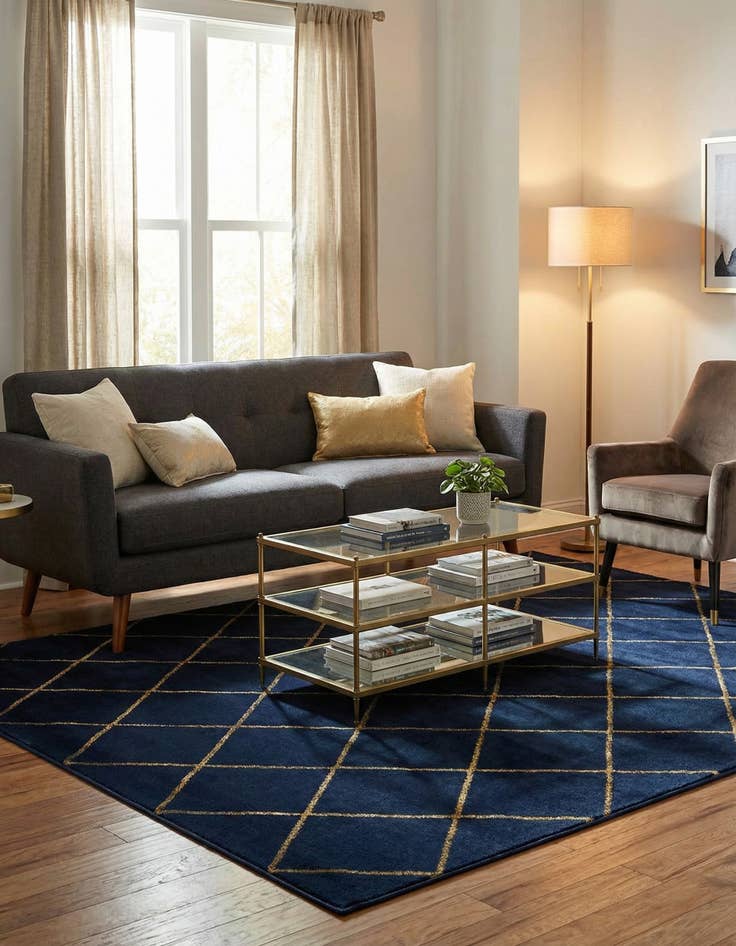 Detail image of 5' 3 x 8' Vogue Geo Rug