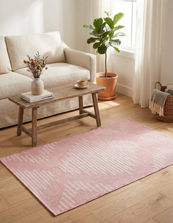 Detail image of 2' x 3'  Washable Modern Indoor / Outdoor Rug