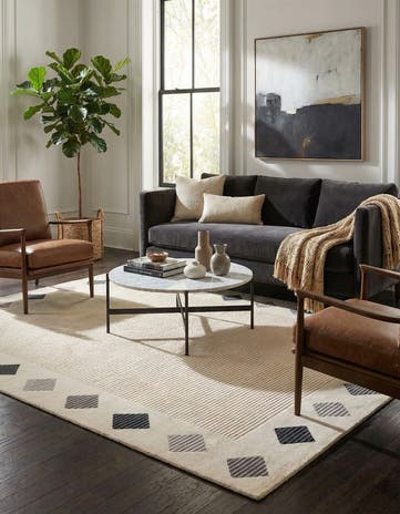 8' 1 x 9' 11 Hand Knotted Darya Wool Rug