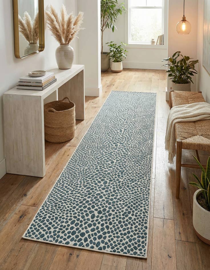 Detail image of 2' 7 x 14'  Washable Jill Zarin Indoor / Outdoor Runner Rug