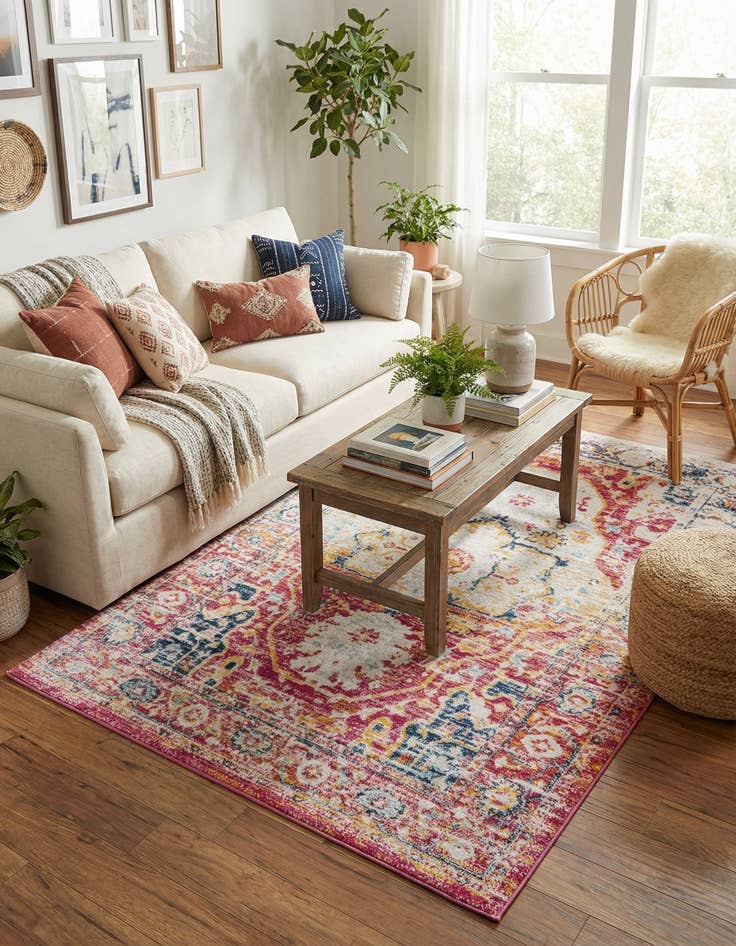 Detail image of 5' 3 x 8' Madeline Vintage Rug