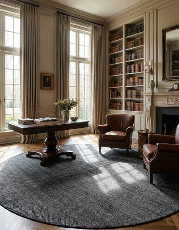 12' x 12' Hand Woven Jill Zarin English Manor Wool Round Rug