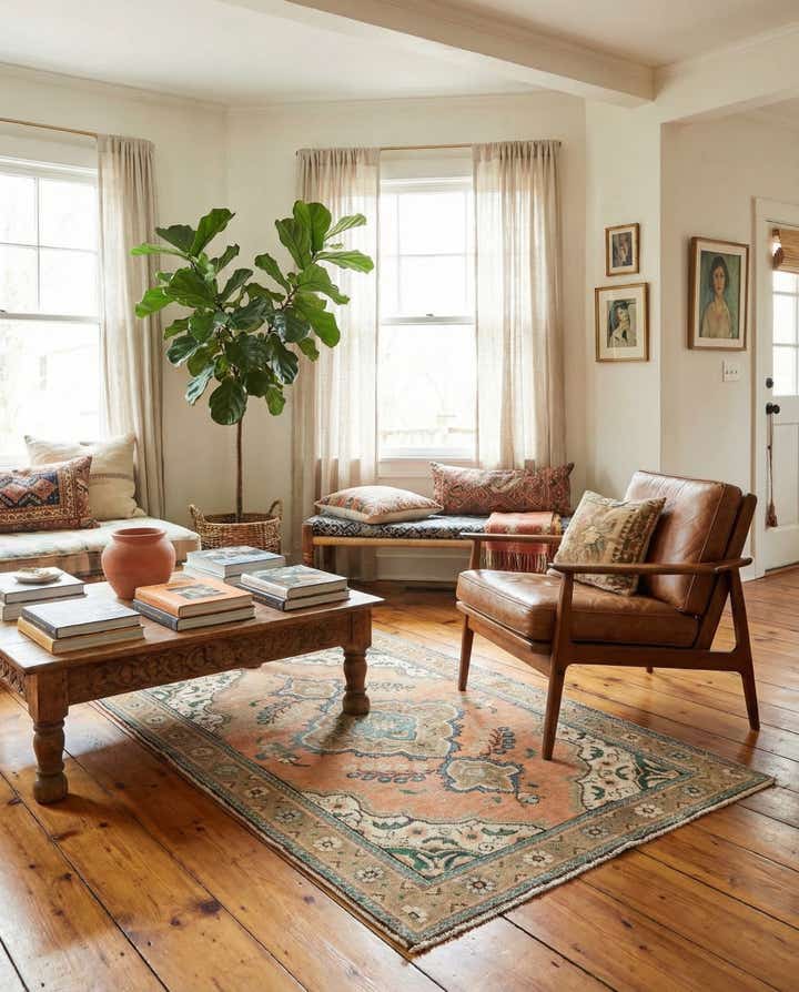 3' 3 x 4' 11 Hamedan Rug