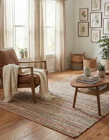 Hand Woven Chunky Jute Rug