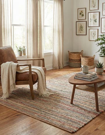 Hand Woven Chunky Jute Rug