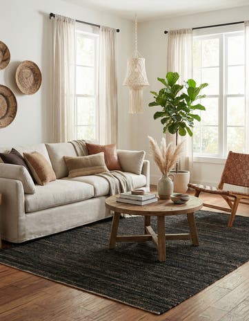 7' 10 x 10' Hand Woven Palm Beach Jute Rug