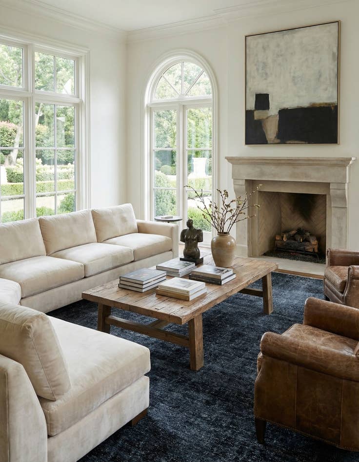 Detail image of 9' 4 x 12' 10  Hand Knotted Ultra Vintage Persian Wool Rug