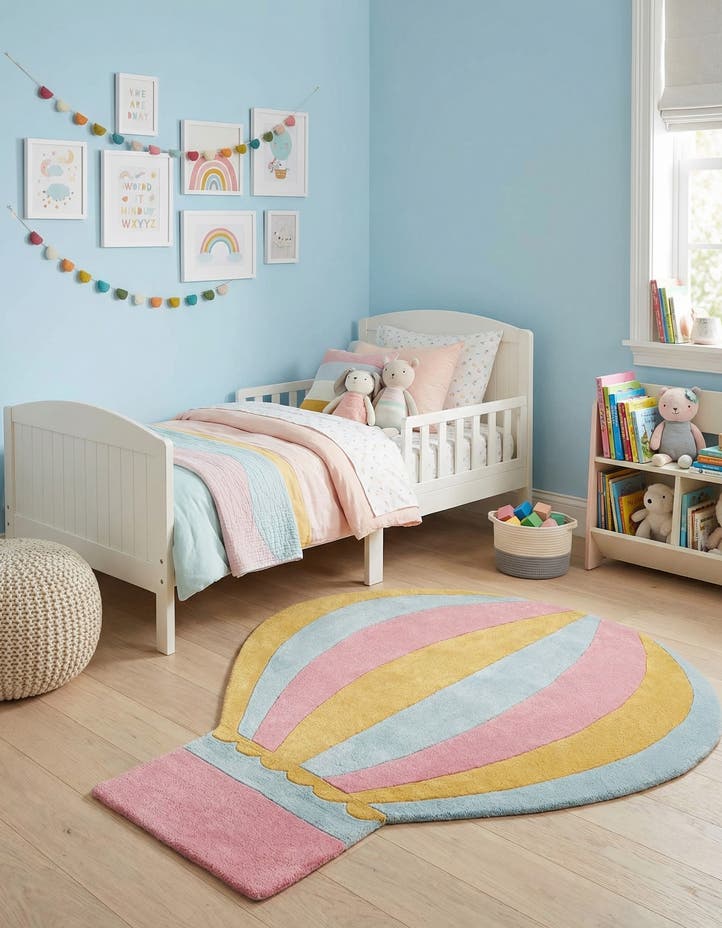6' 1 x 6' 5 Playtime Kids Wool Free...