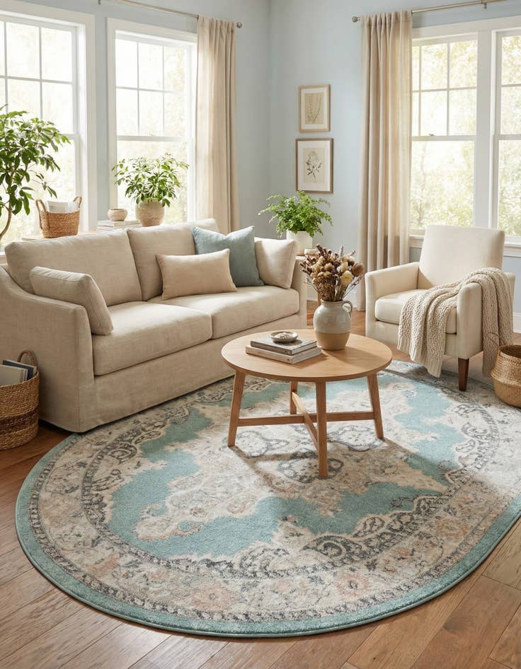 Detail image of 7' 10 x 10' Parker Oval Rug