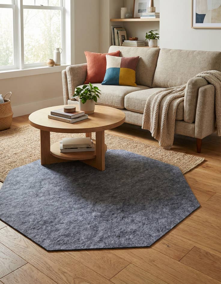 Detail image of 6' x 6' Octagon Uni-Luxe Rug Pad