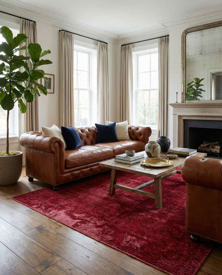 7' 2 x 10' 6 Hand Knotted Ultra Vintage Persian Wool Rug