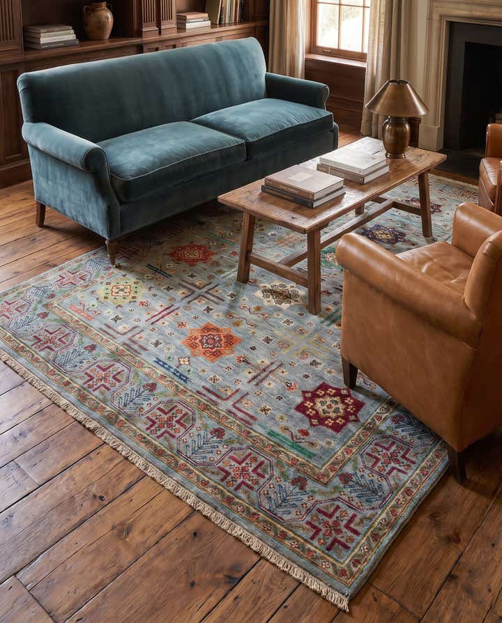 5' 1 x 6' 7 Hand Knotted Ariana Ziegler Rug