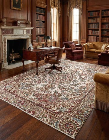 9' 2 x 12' 6 Vintage Royal Wool Rug