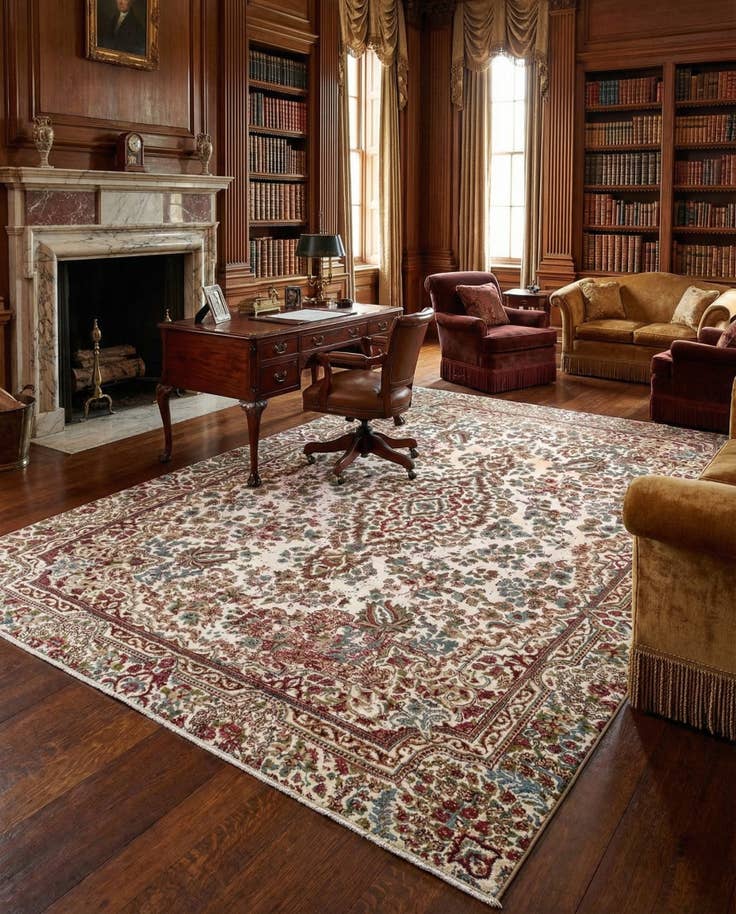 Detail image of 9' 2 x 12' 6 Vintage Royal Wool Rug