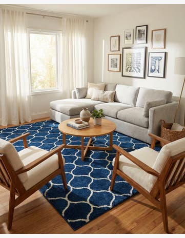 10' x 13' Trellis Frieze Rug