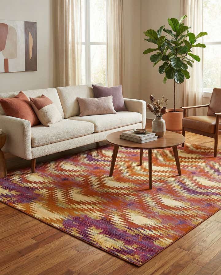 8' x 11' 4 Easy-Clean Modern Indoor / Outdoor Rug