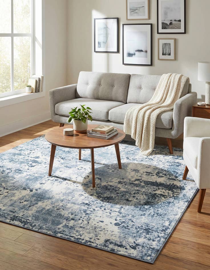 Detail image of  5' x 5' Aurora Square Rug