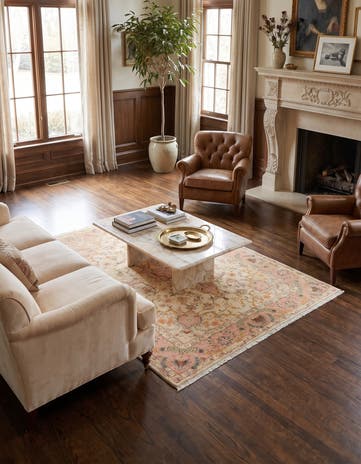 5' 1 x 6' 8 Tabriz Rug