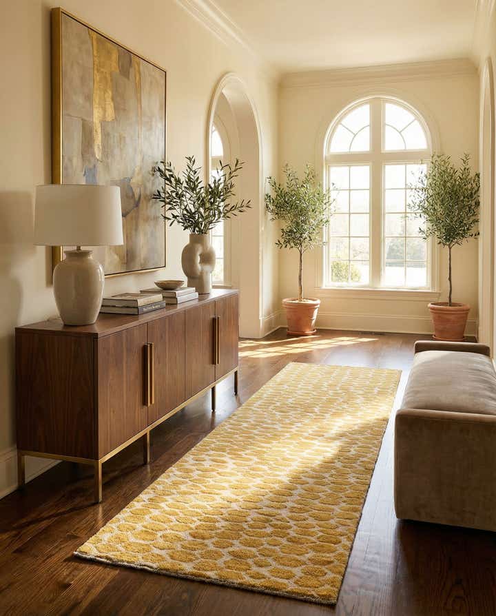 2' 10 x 10' Hand Knotted Darya Wool Runner Rug