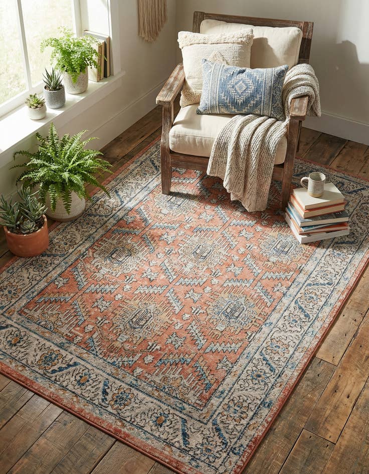 Detail image of  5' 3 x 8' Nyla Rug