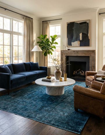 9' 8 x 12' 7 Hand Knotted Ultra Vintage Persian Wool Rug