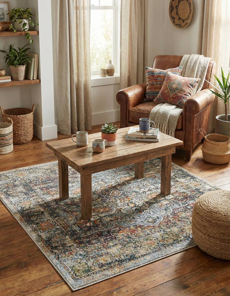 Detail image of  3' 3 x 3' 3 Isabella Square Rug