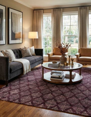 5' 5 x 7' 8 Hand Knotted Darya Wool Rug