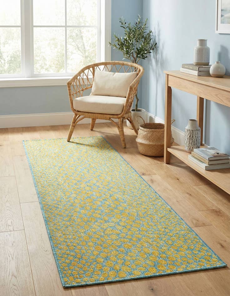 Detail image of 2' x 6' Easy-Clean Jill Zarin Cape Town Indoor / Outdoor Runner Rug