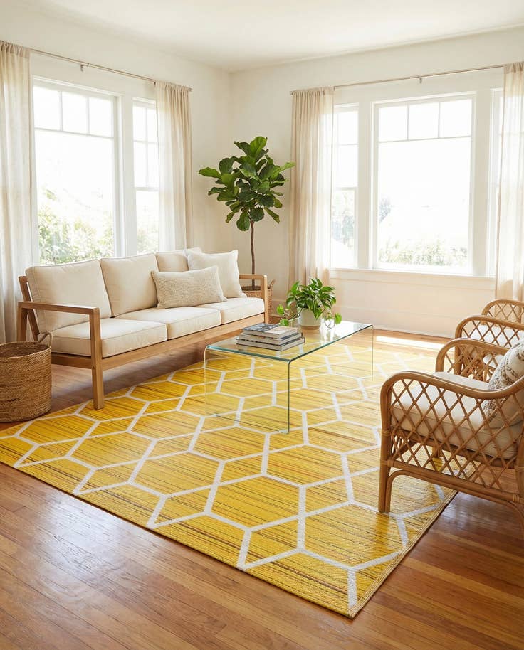 Detail image of 7' 10 x 10' Easy-Clean Vista Breeze Indoor / Outdoor Rug