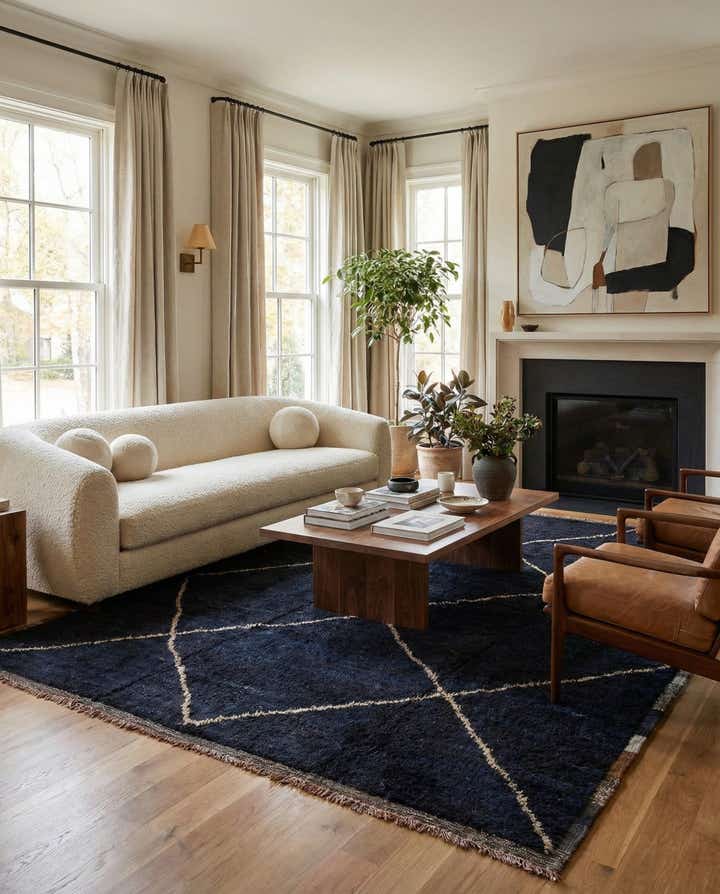 10' 3 x 14' Hand Knotted Moroccan Wool Rug