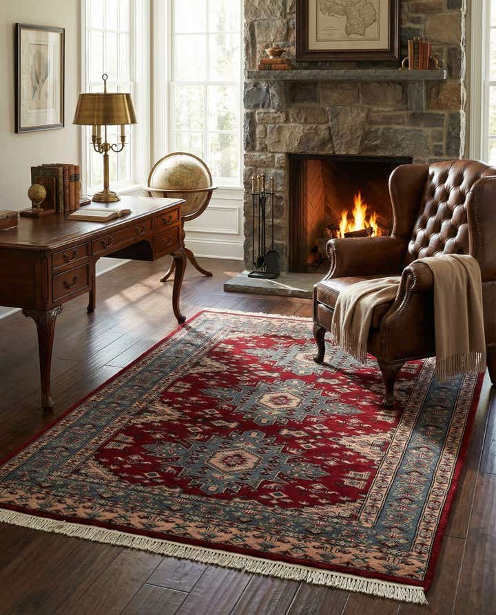 4' 2 x 6' Hand Knotted Bokhara Oriental Wool Rug