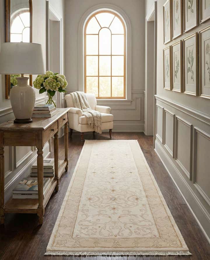 2' 8 x 9' 9 Hand Knotted Darya Wool Runner Rug