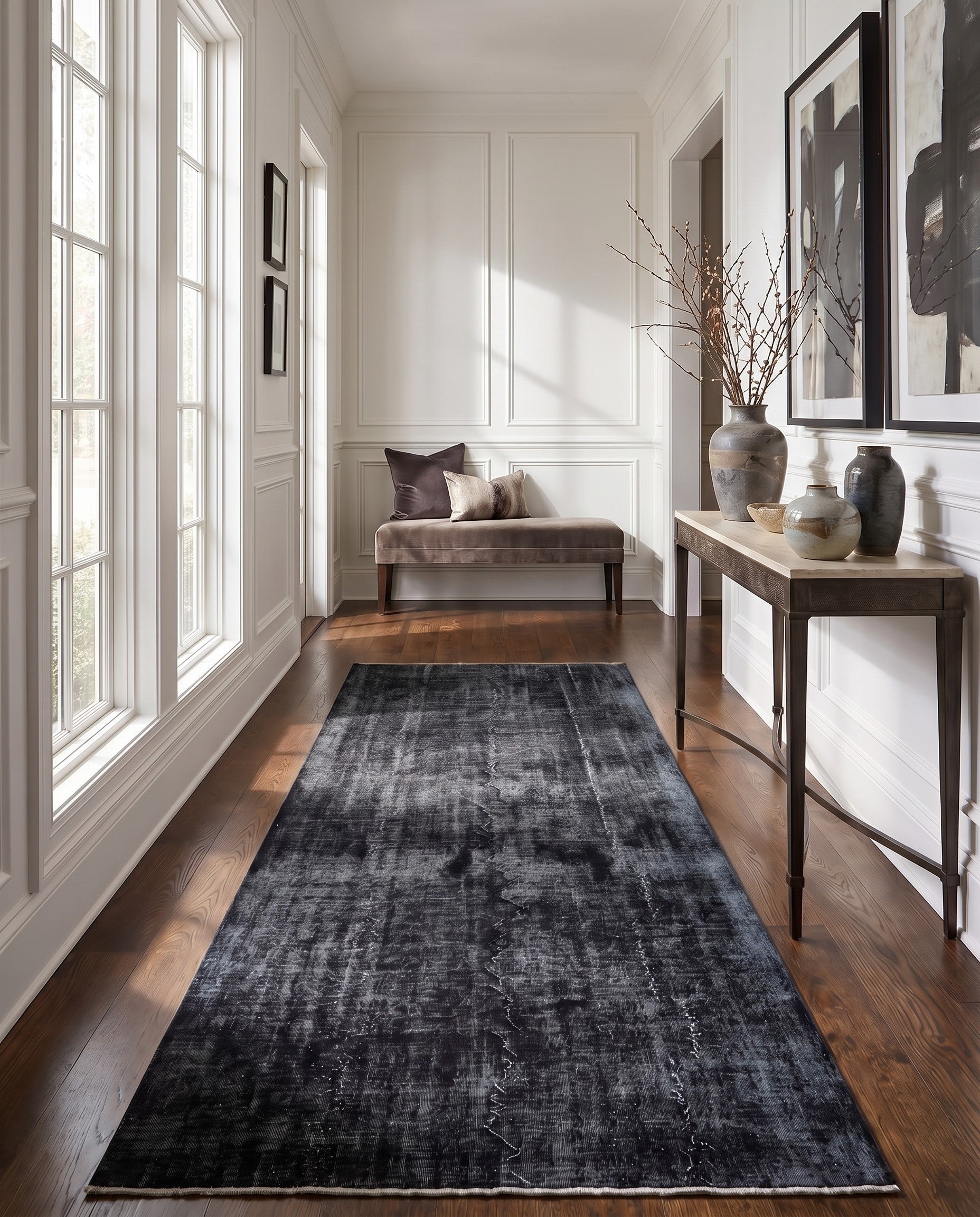 6' 7 x 9' 10 Ultra Vintage Wool Runner Rug