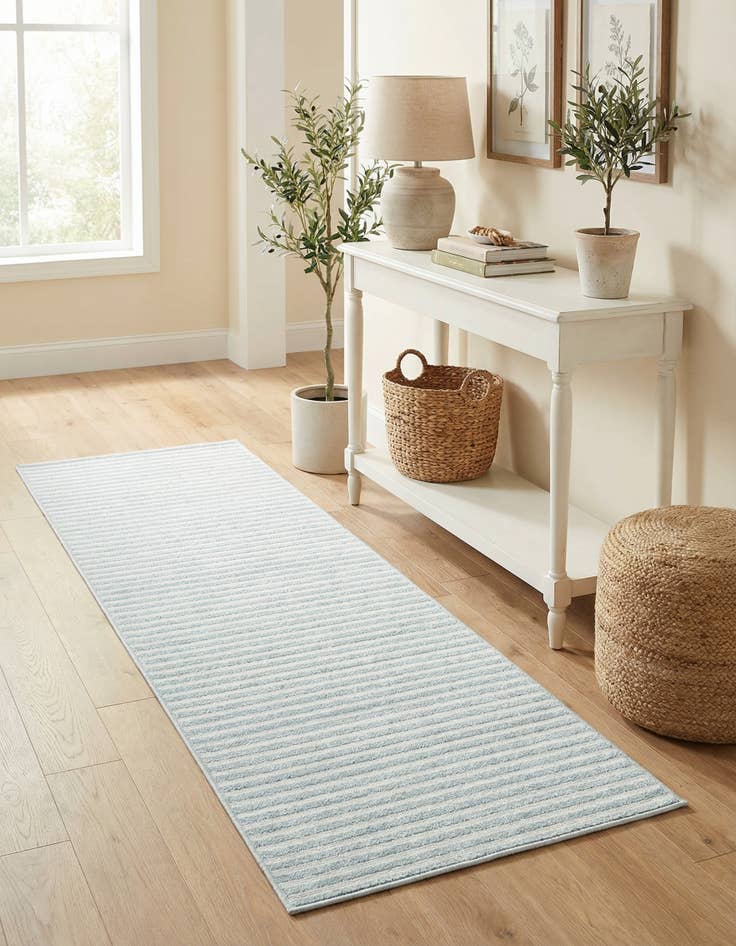 Detail image of  2' 7 x 10'  Washable Sabrina Soto Indoor / Outdoor Runner Rug